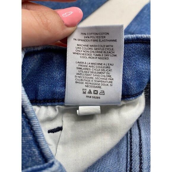 Express Medium Wash‎ High Rise Stretch Jegging Denim Jeans Sz 0 - Picture 9 of 9